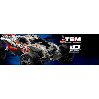 Rustler VXL: 1/10 Scale Stadium Truck with TQi Traxxas Link Enabled 2.4GHz Radio