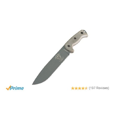 Amazon.com : Ontario 8628 RTAK II Knife (Green) : Fixed Blade Camping Knives : S