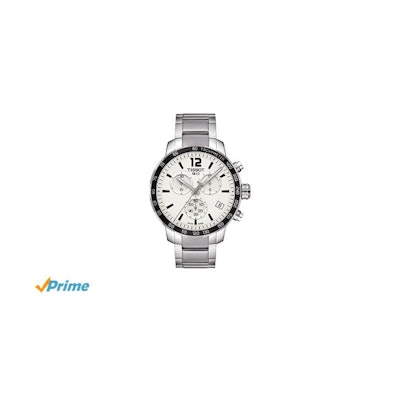 Amazon.com: Tissot Quickster White Dial SS Chronograph Quartz Men's Watch T09541