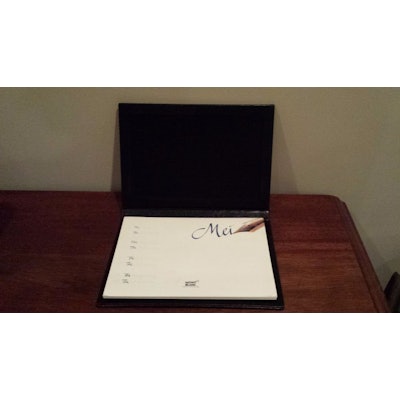 RARE Montblanc Writing Test Pad w Authentic Paper Insert Collectible | eBay