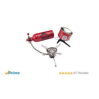 Amazon.com : MSR WhisperLite Universal Canister and Liquid Fuel Stove : Camping 