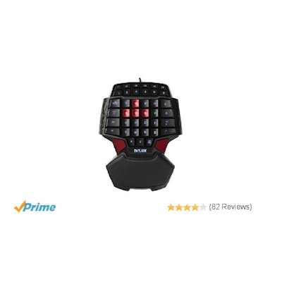 Delux T9 46-Key Wired Gaming Keyboard with 3-Mode LED Backlight