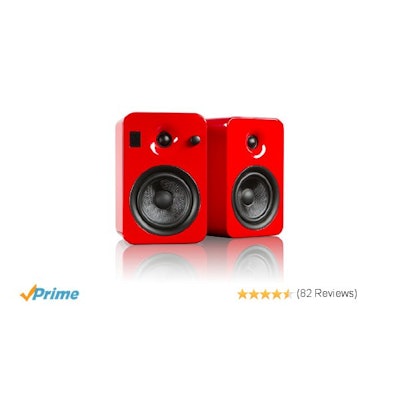 Amazon.com: Kanto YUMI Premium Powered Bookshelf Speakers with Wireless Bluetoot