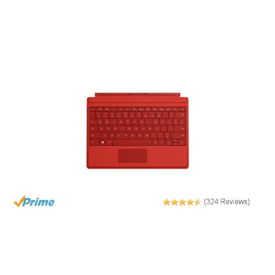 Amazon.com: Microsoft Surface 3 Type Cover English US/Canada Hdwr, Bright Red (A
