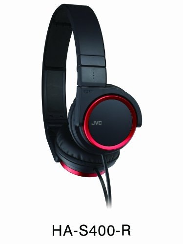 Shop JVC Victor Head Band Foldable Headphones HA S 400 R Red