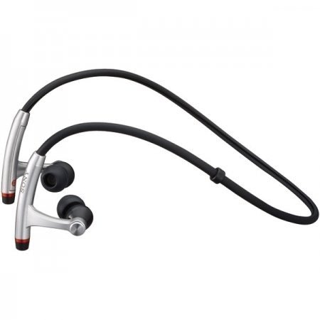 Shop Sony Mdr As 50 G Active Style Spiral Neck Band Headphones Silver Discover Community Reviews At Drop