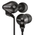 Shure SCL2 Sound Isolating Earphones with Single Dynamic Driver, Black Shure SCL2 Sound Isolating Earphones - Clear