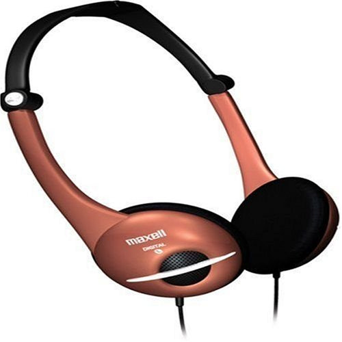 Maxell HP700F Foldable Digital Stereo Headphones With Volume