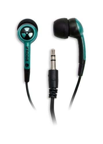 Shop I Frogz EPD 33 Teal Ear Pollution Plugz Earbud Headphones