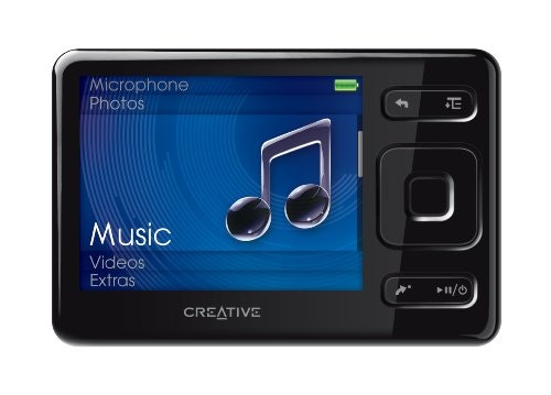 Shop Creative Zen MX 8 GB Video MP 3 Player Black & Discover