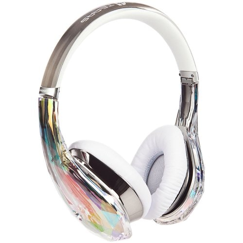 Shop Monster Diamond Tears Edge On Ear Headphones Crystal