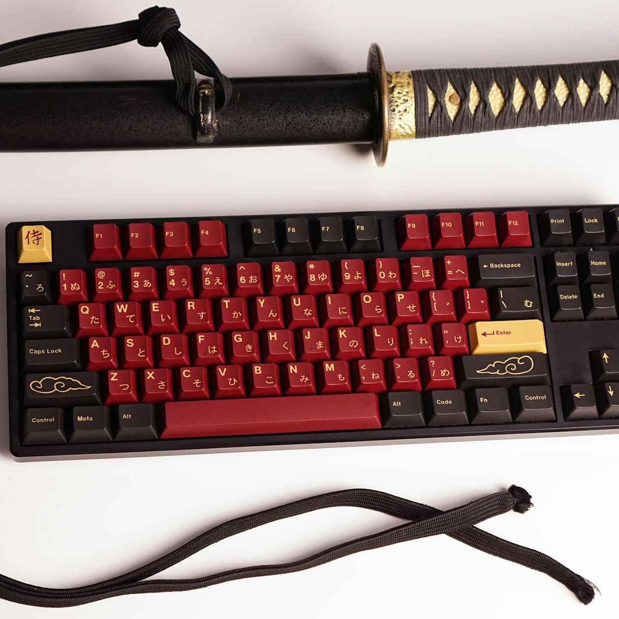 Drop + RedSuns GMK Red Samurai Keycap Set | Mechanical Keyboards ...