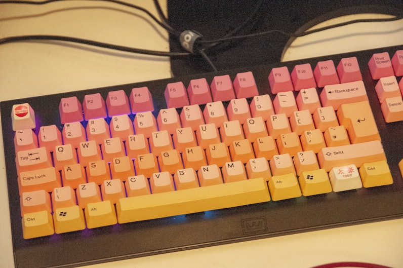 Tai Hao Sunshine Pbt Keycaps On Wooting One Keyboard Drop