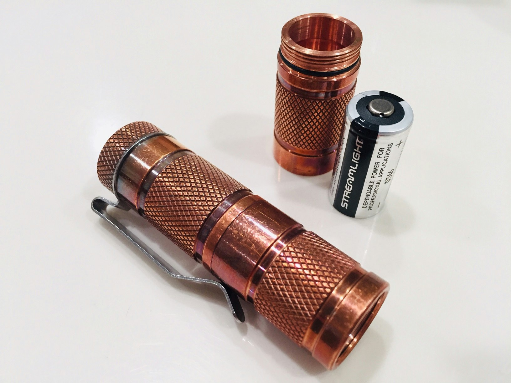 Massdrop Path Convertible CR123 Pocket Flashlight Flashlights Small