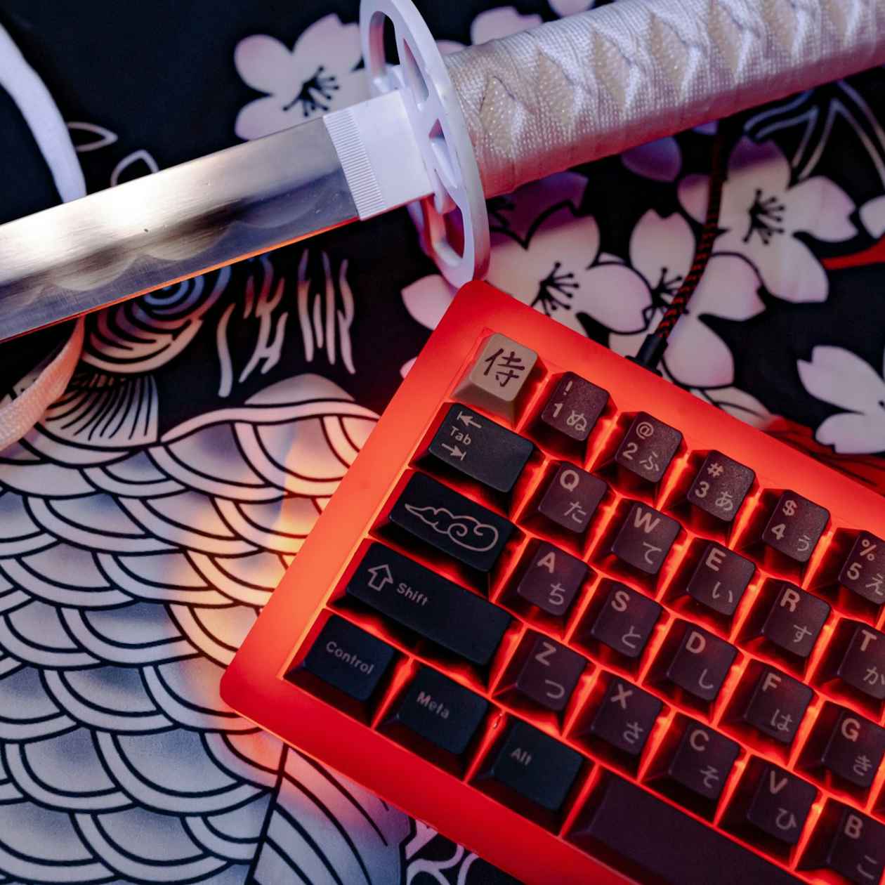 Drop + RedSuns GMK Red Samurai Keycap Set | Mechanical Keyboards ...