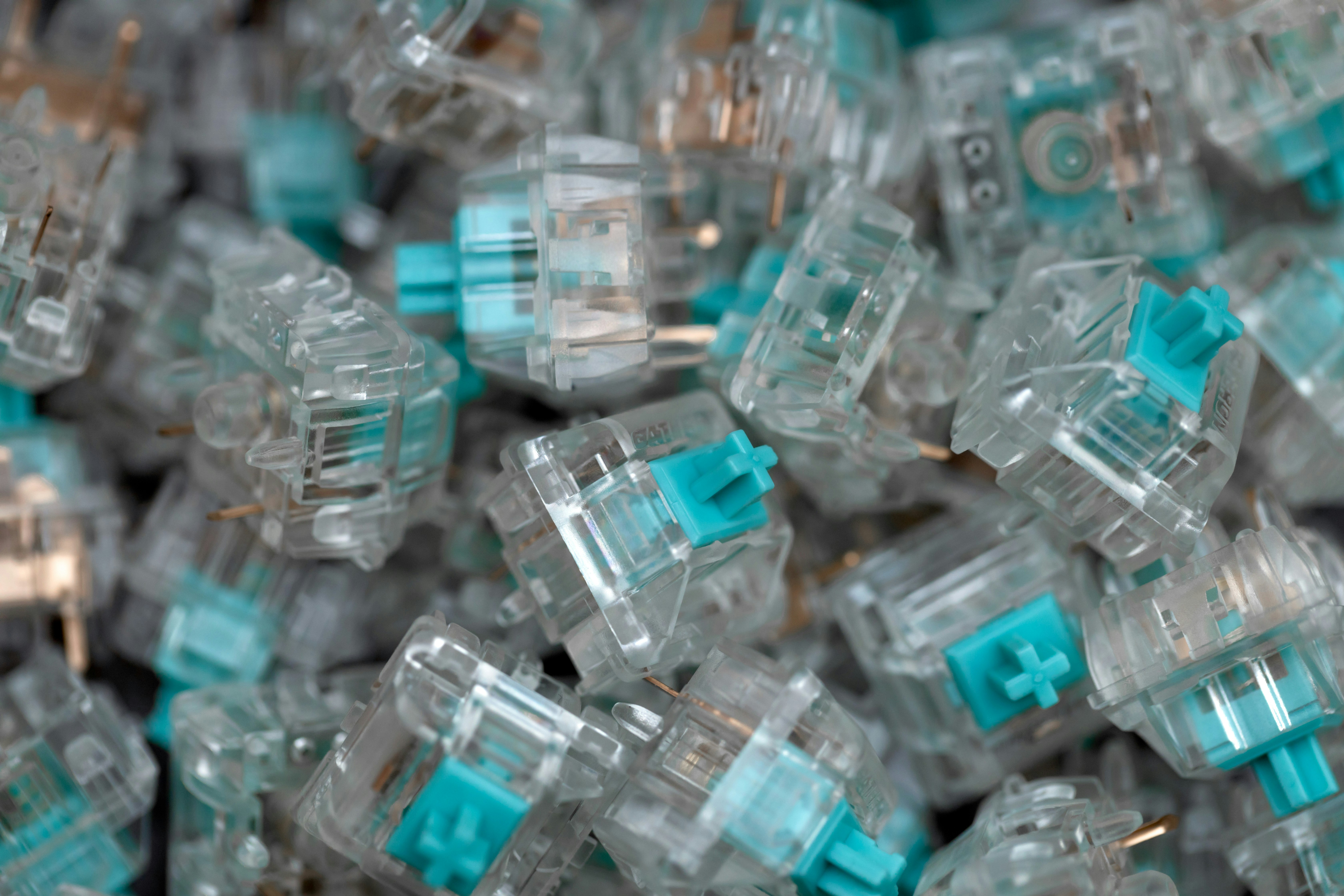 ZealPC Tealios V2 Linear switches 65個 Zeal PC Turquoise Tealio Linear Switches