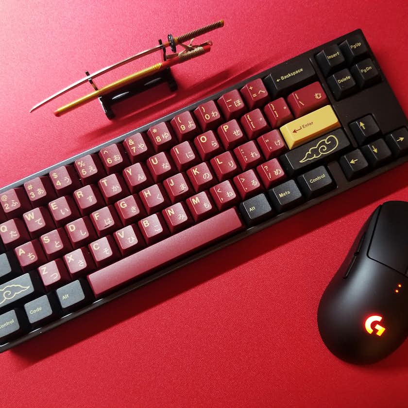 Drop + RedSuns GMK Red Samurai Keycap Set | Mechanical Keyboards ...
