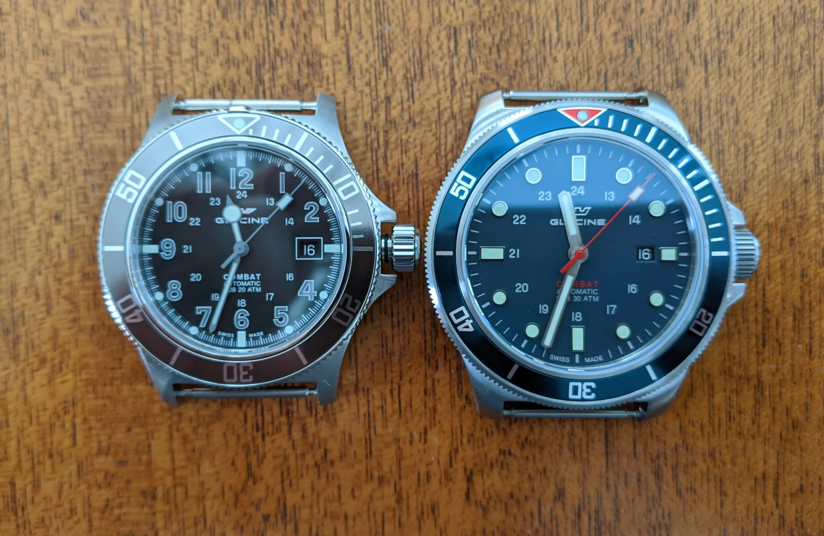 Montre Vintage Glycine Combat Automatique - 50m étanchéité, 34mm - Occasion - Pièce Historique