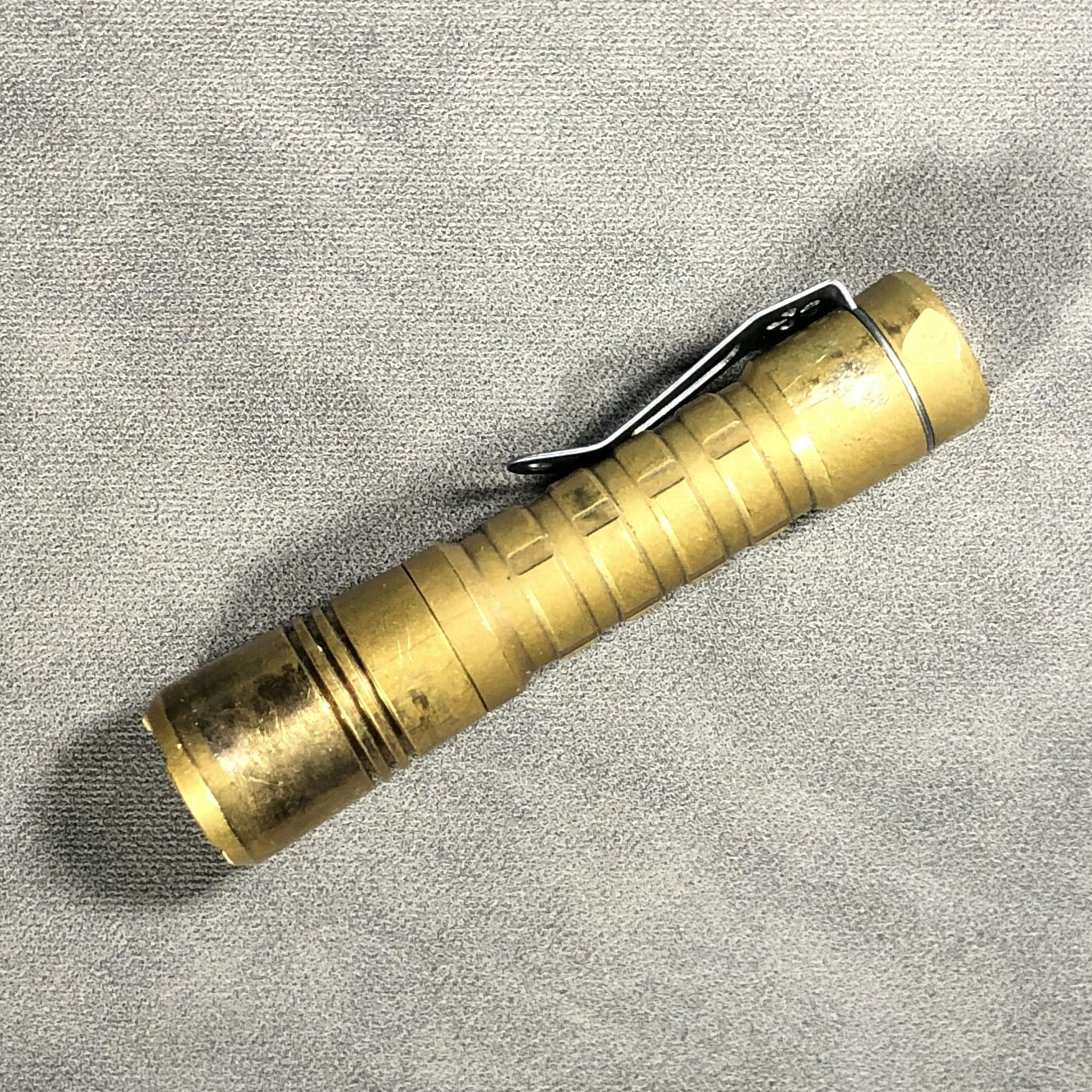 Reylight pineapple brass LED flashlight REYLIGHT PINEAPPLE