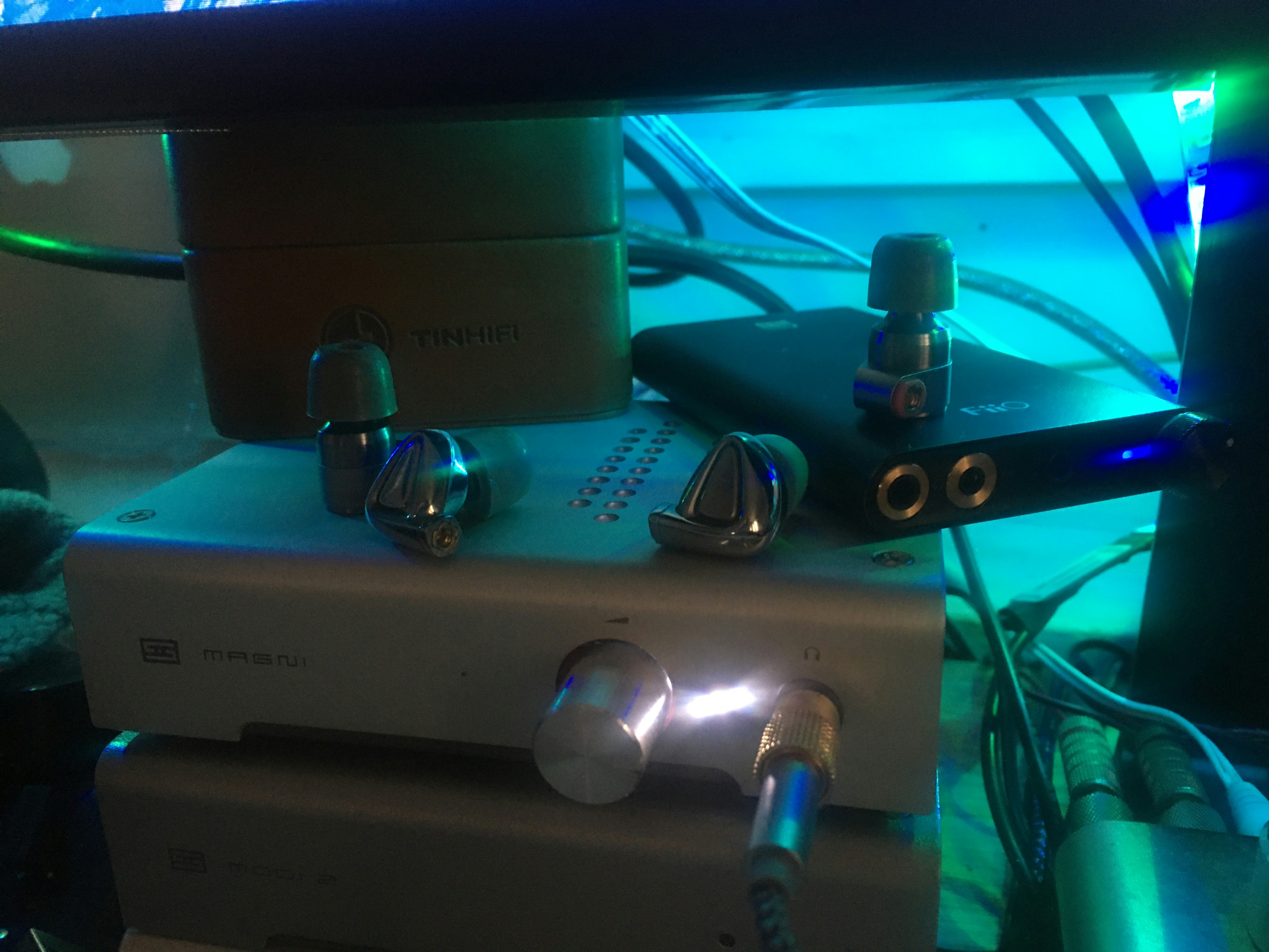 Tin Hifi P1 IEM Audiophile Headphones Universal IEM Headphones Drop