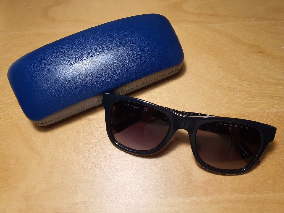 lacoste foldable sunglasses