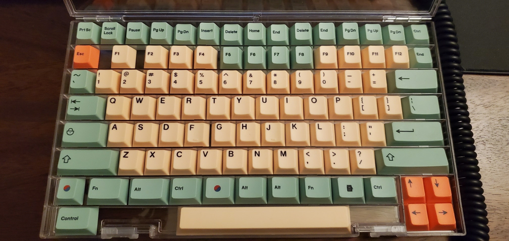 IDOBAO Hami Melon DyeSublimated PBT Keycap Set Mechanical Keyboards