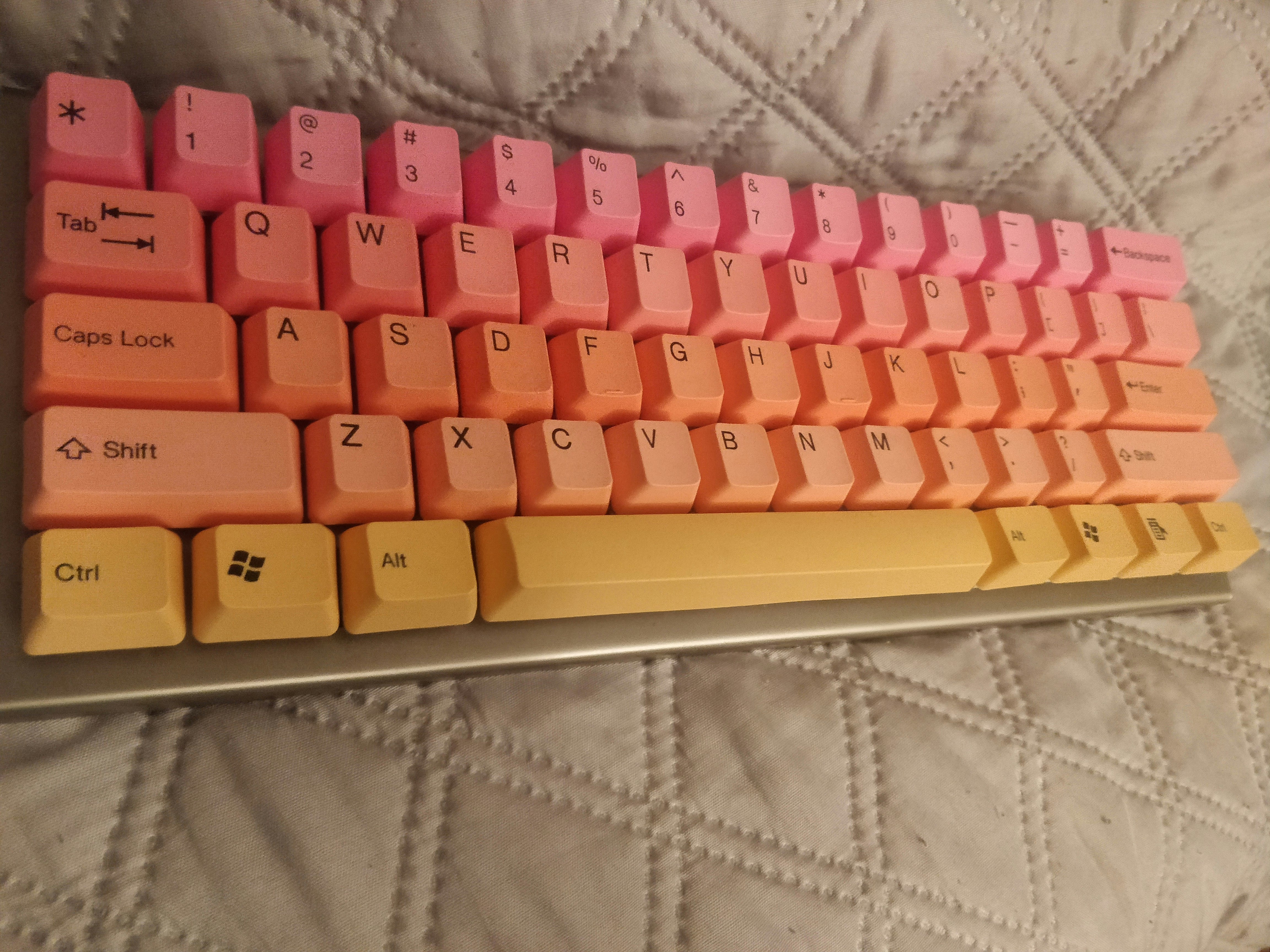 Tai Hao Sunshine Pbt Doubleshot Keycap Set Mechanical Keyboards Keycaps Pbt Keycaps Drop
