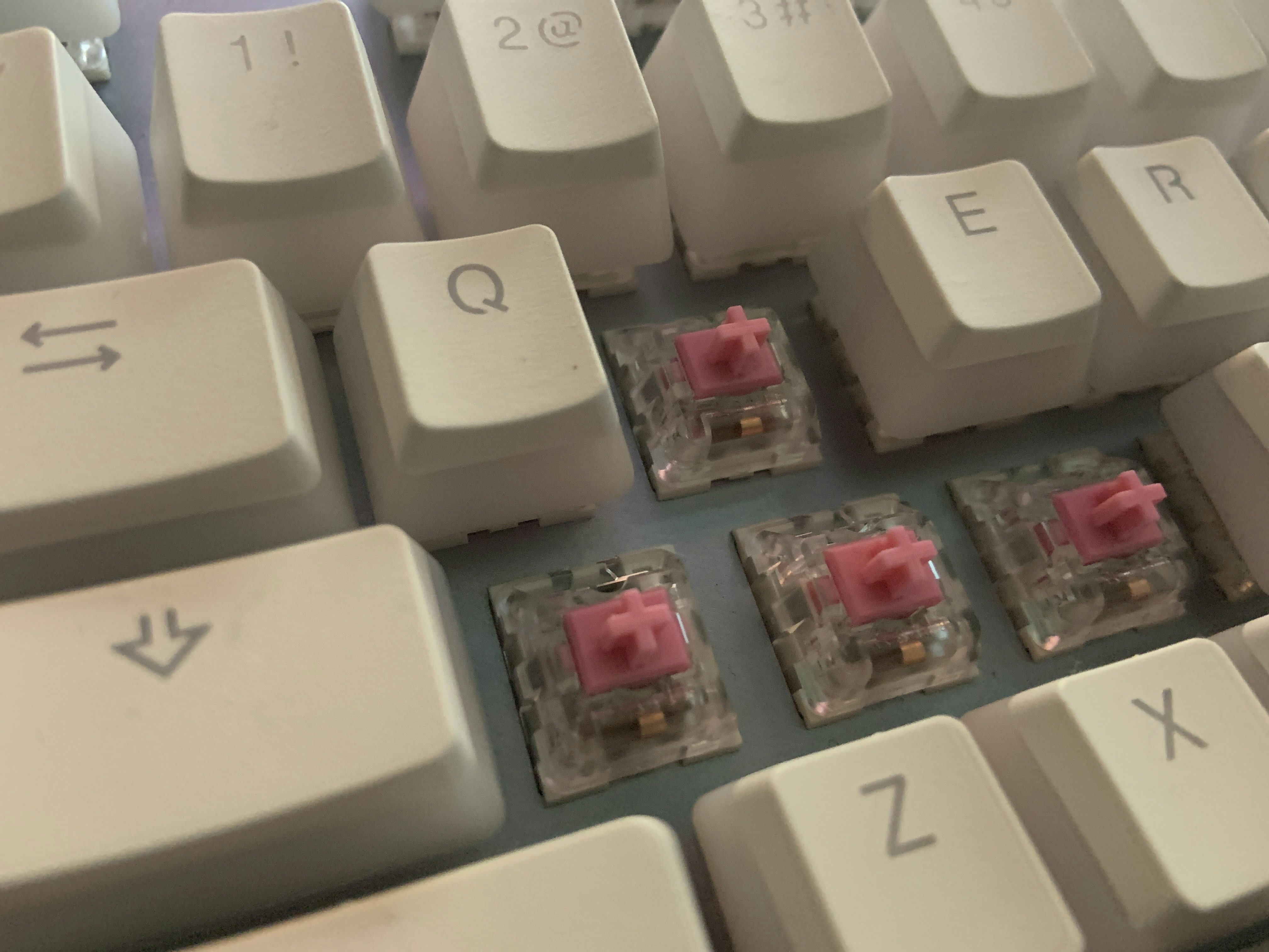 clicky vs tactile switches