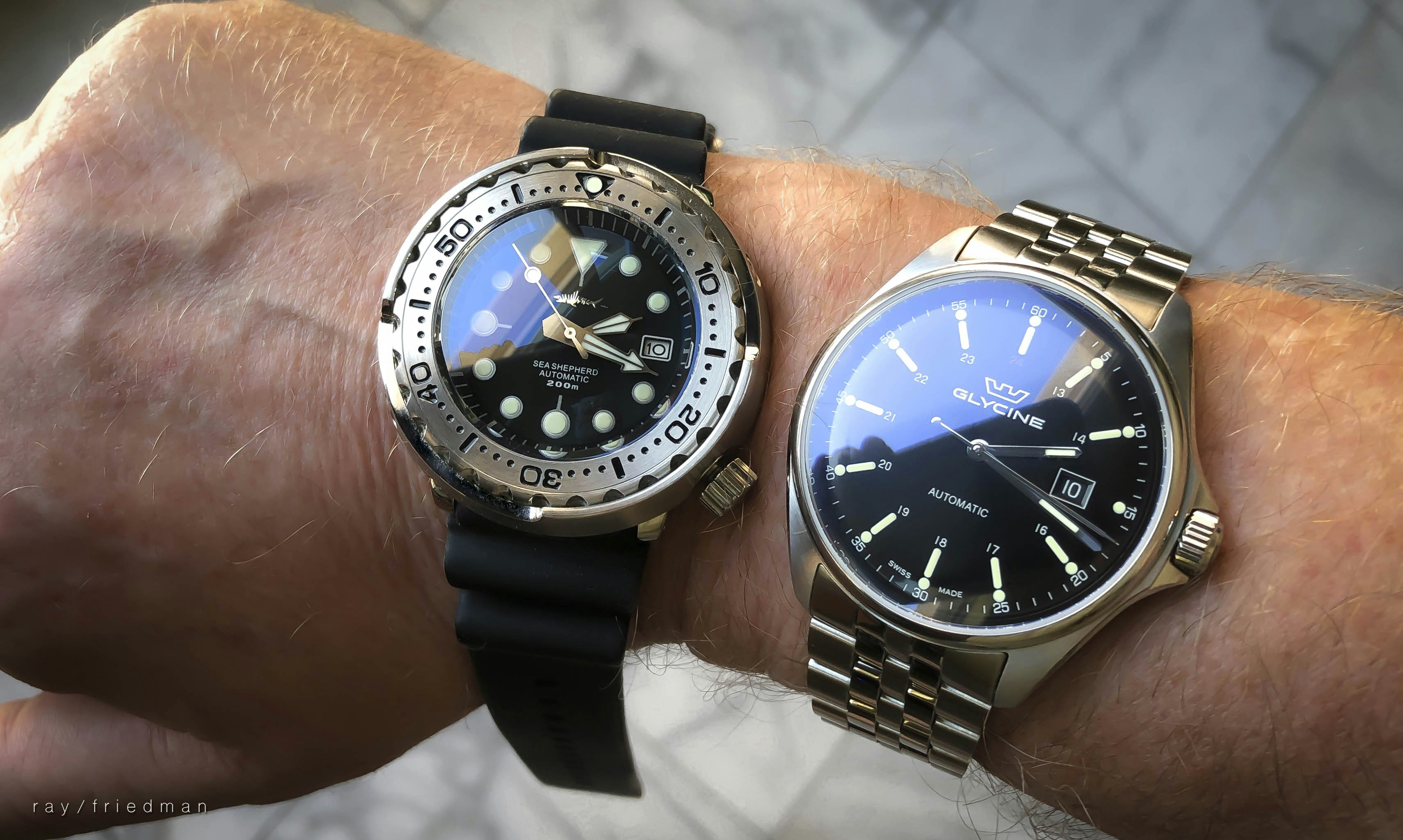 Glycine Combat Classic Automatic Watch Watches Pilot Watches