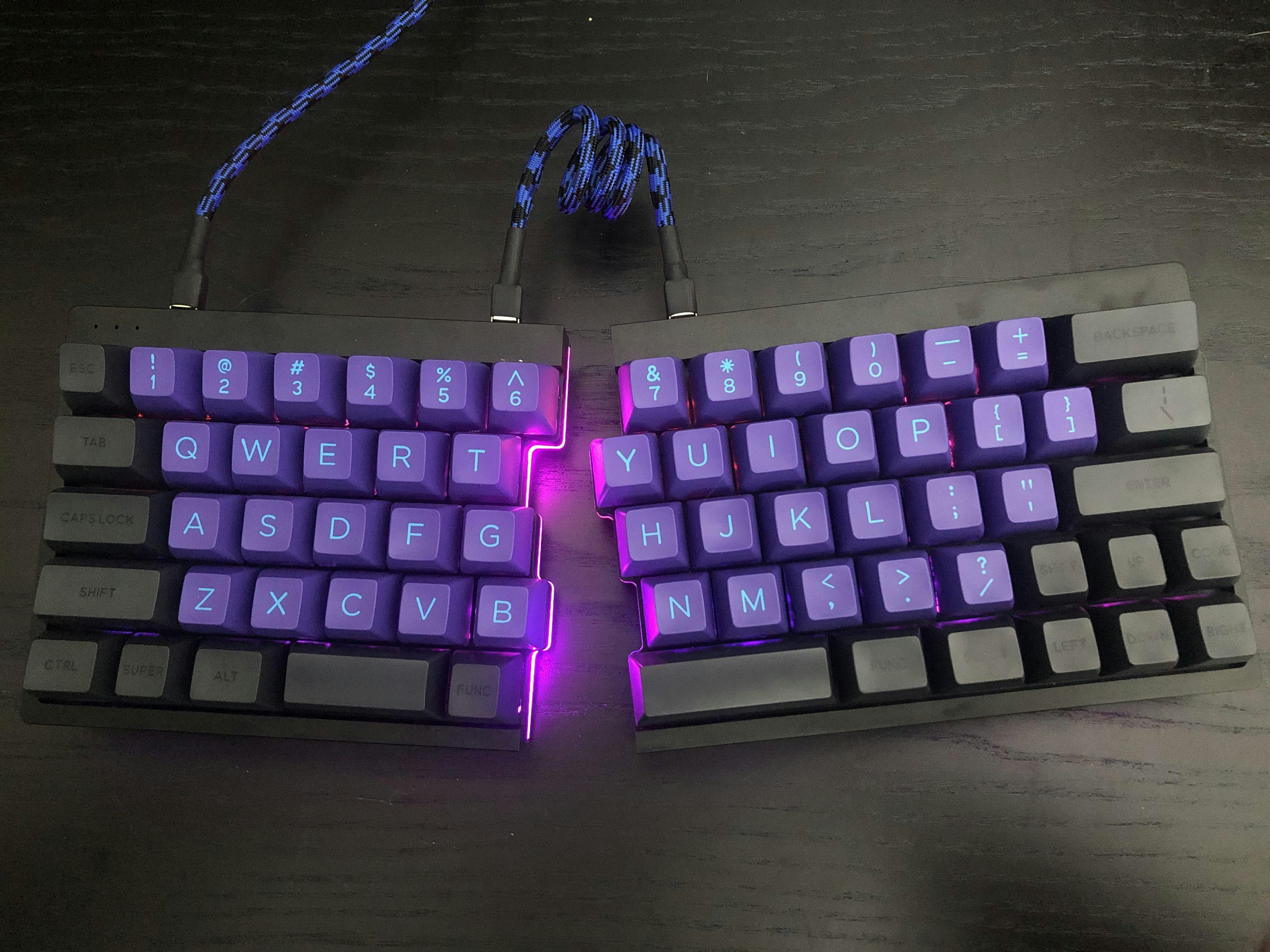 DOMIKEY ABS Doubleshot SA Cyberpunk Pumper Keycap Set