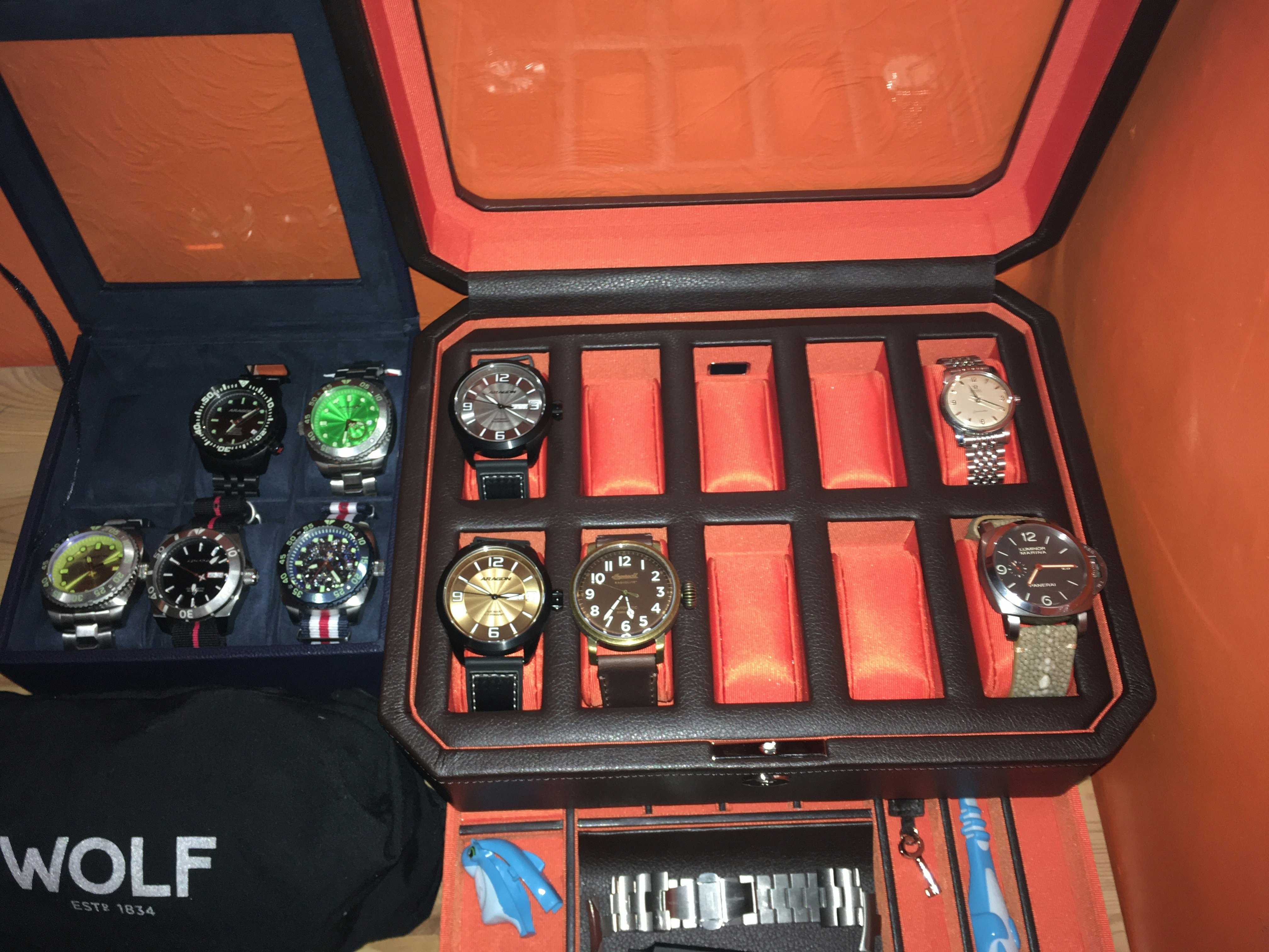 Wolf meridian shop watch box