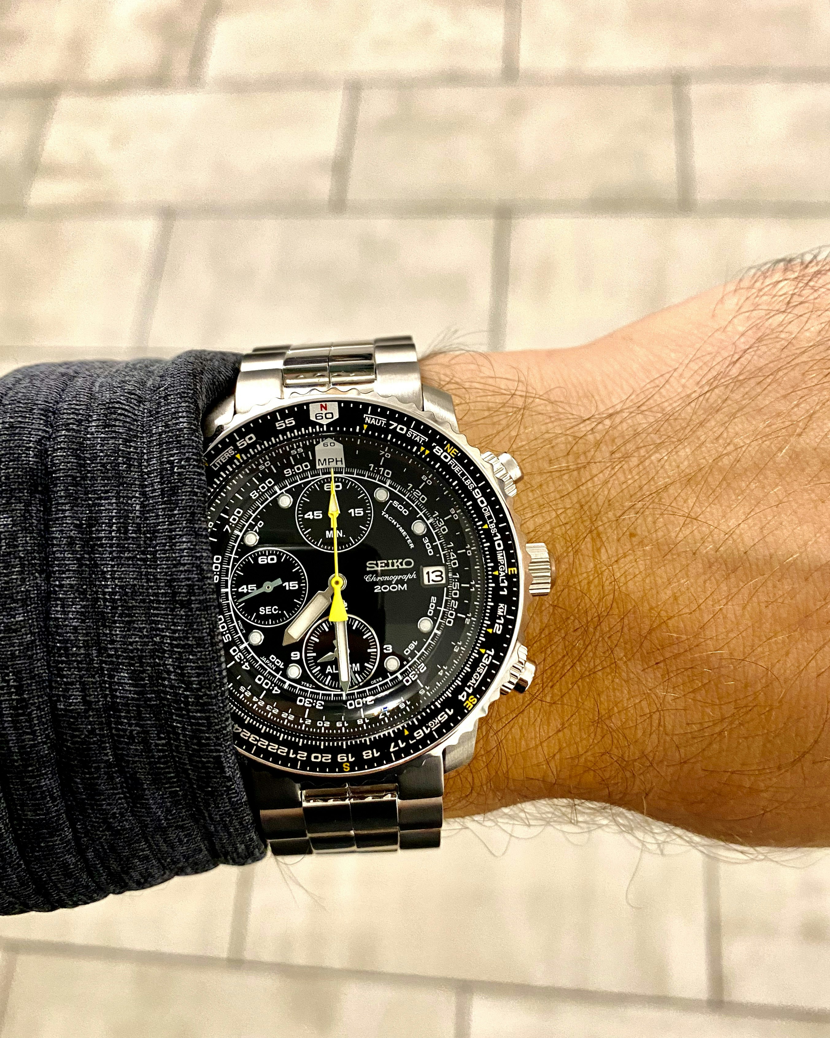 seiko flight chronograph