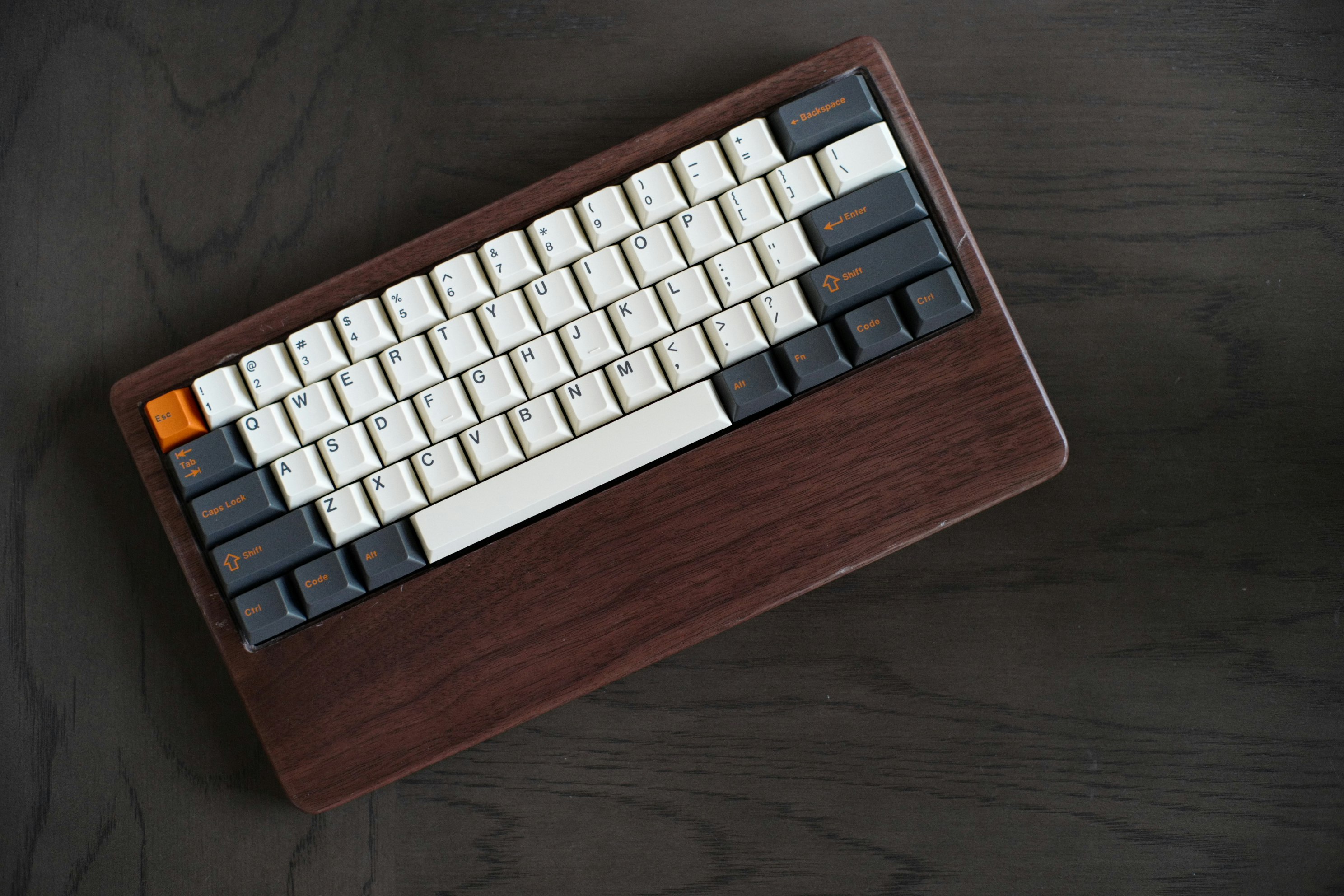 NPKC 60 Wooden Wrist Rest Keyboard Case Mechanical Keyboards