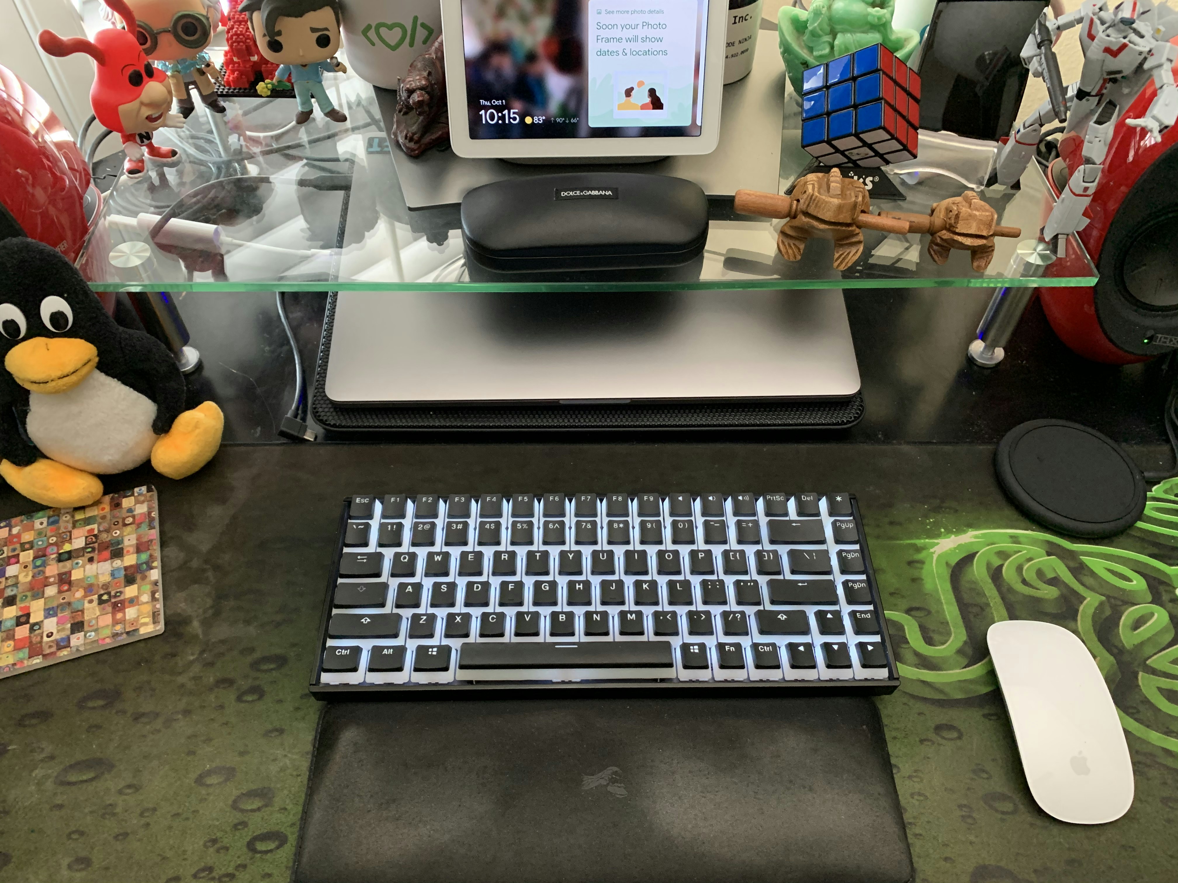 Pudding Caps on a Keychron K2 v1 Drop