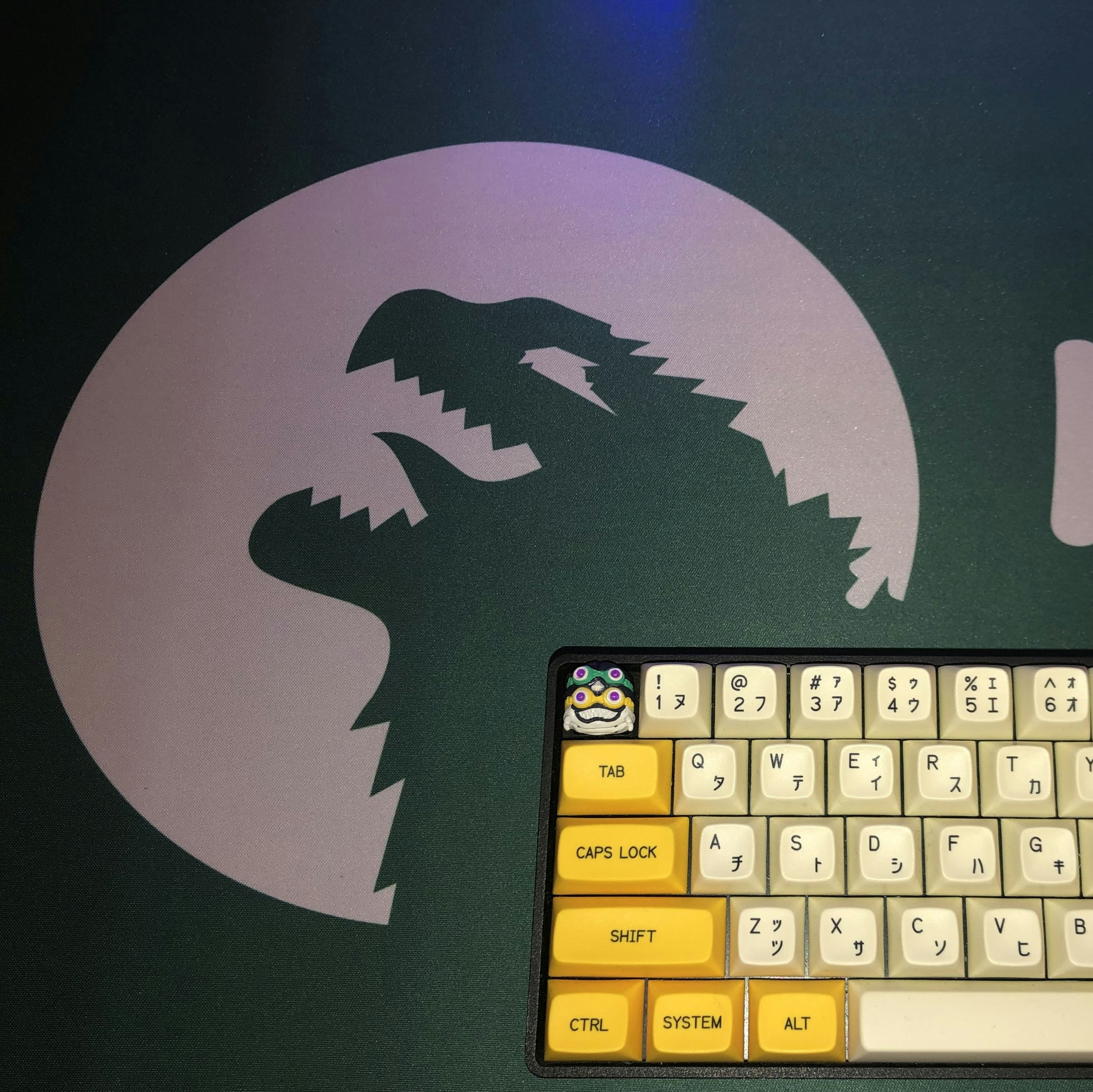 NovelKeys Kaiju Desk/Mouse Mat Mechanical Keyboards Desk Mat Desk Mats Drop