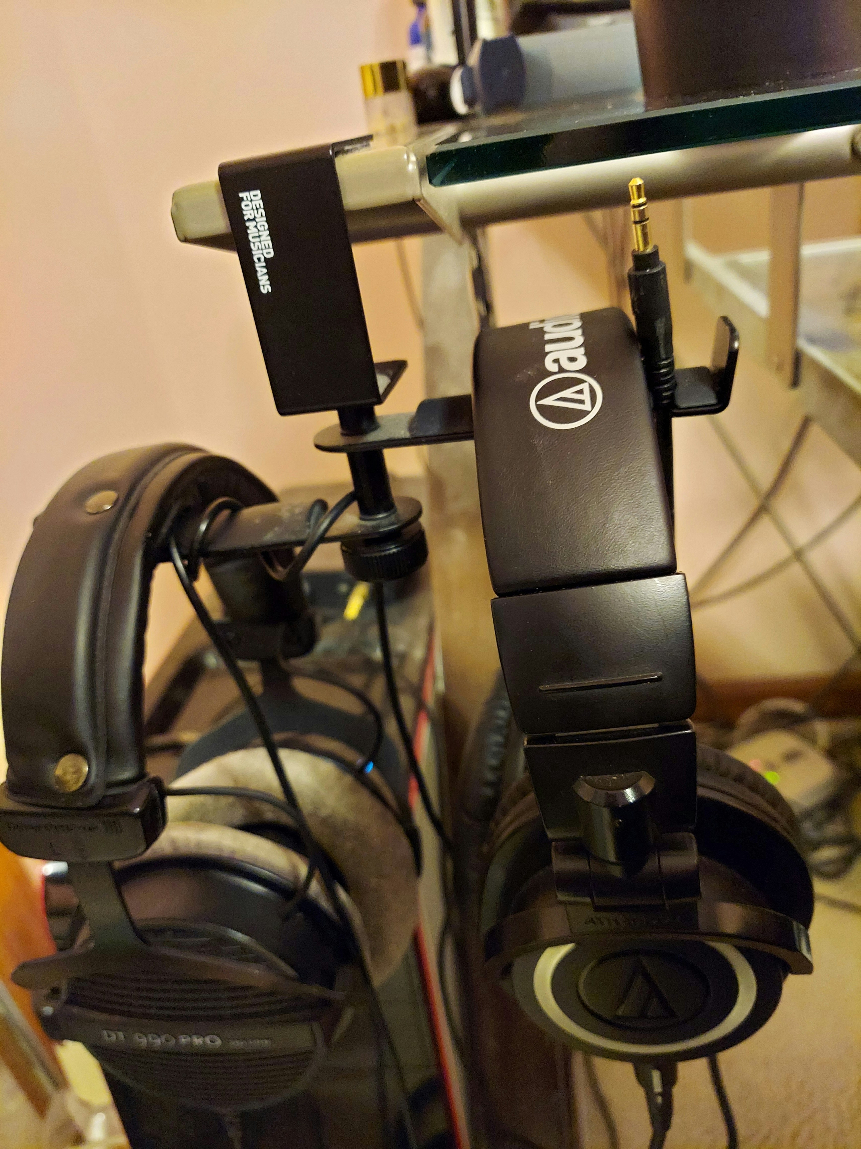 ADV. Dual Suspension Headphone Hanger Audiophile Headphone Mods Drop
