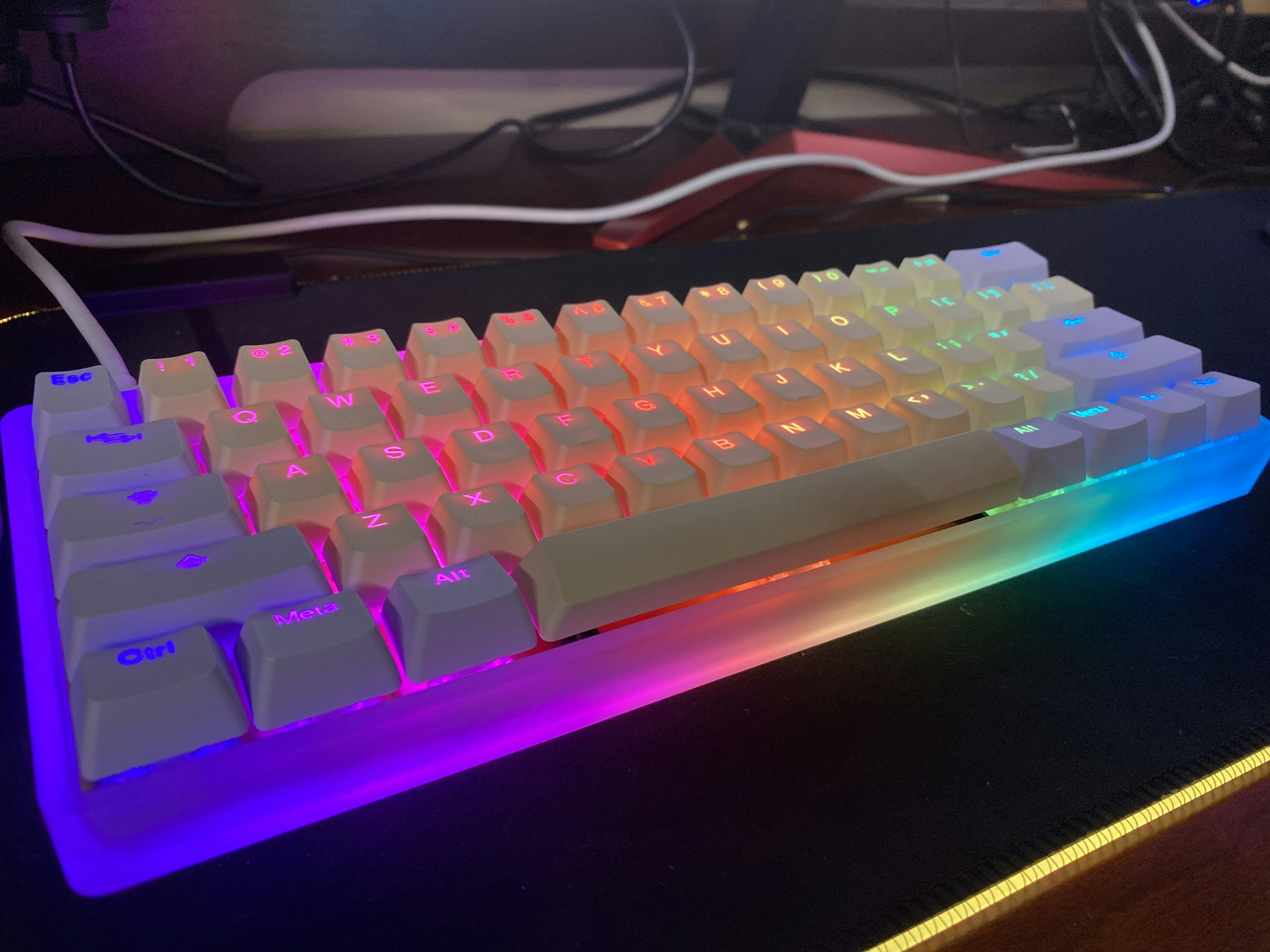 Tai Hao Paradise Backlit Keycap Set Mechanical Keyboards Keycaps Pbt Keycaps Drop