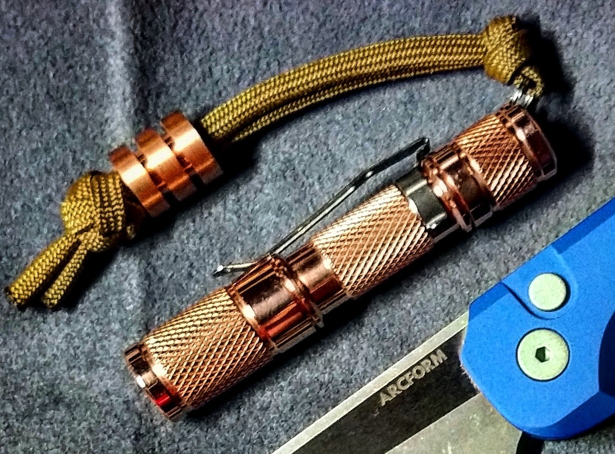 Drop Copper AAA Pocket Flashlight | Flashlights | Pocket