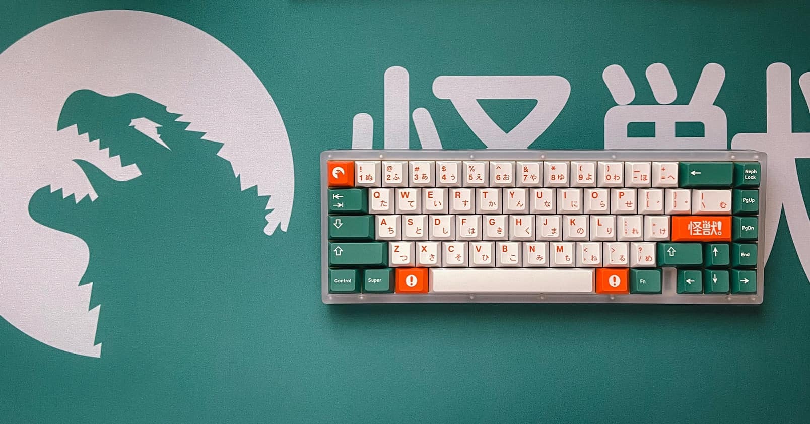 NovelKeys Kaiju Desk/Mouse Mat Mechanical Keyboards Desk Mat Desk Mats Drop