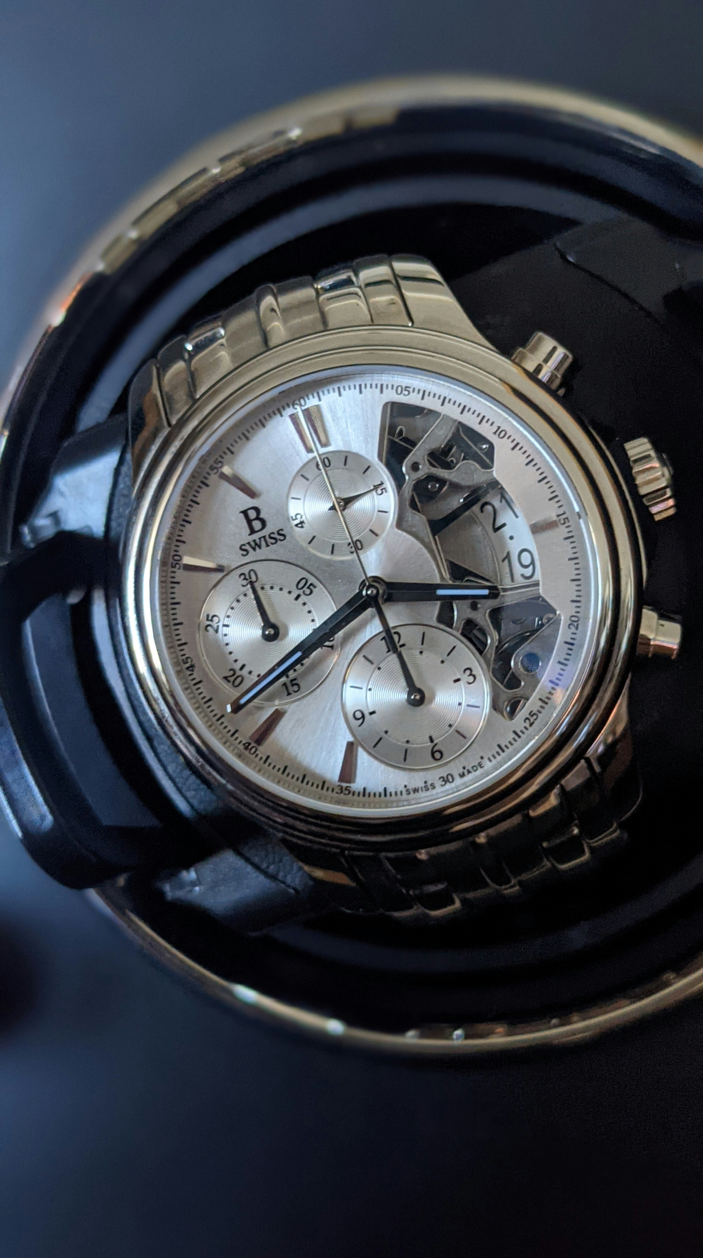 B swiss by bucherer hot sale prestige chrono automatic watch