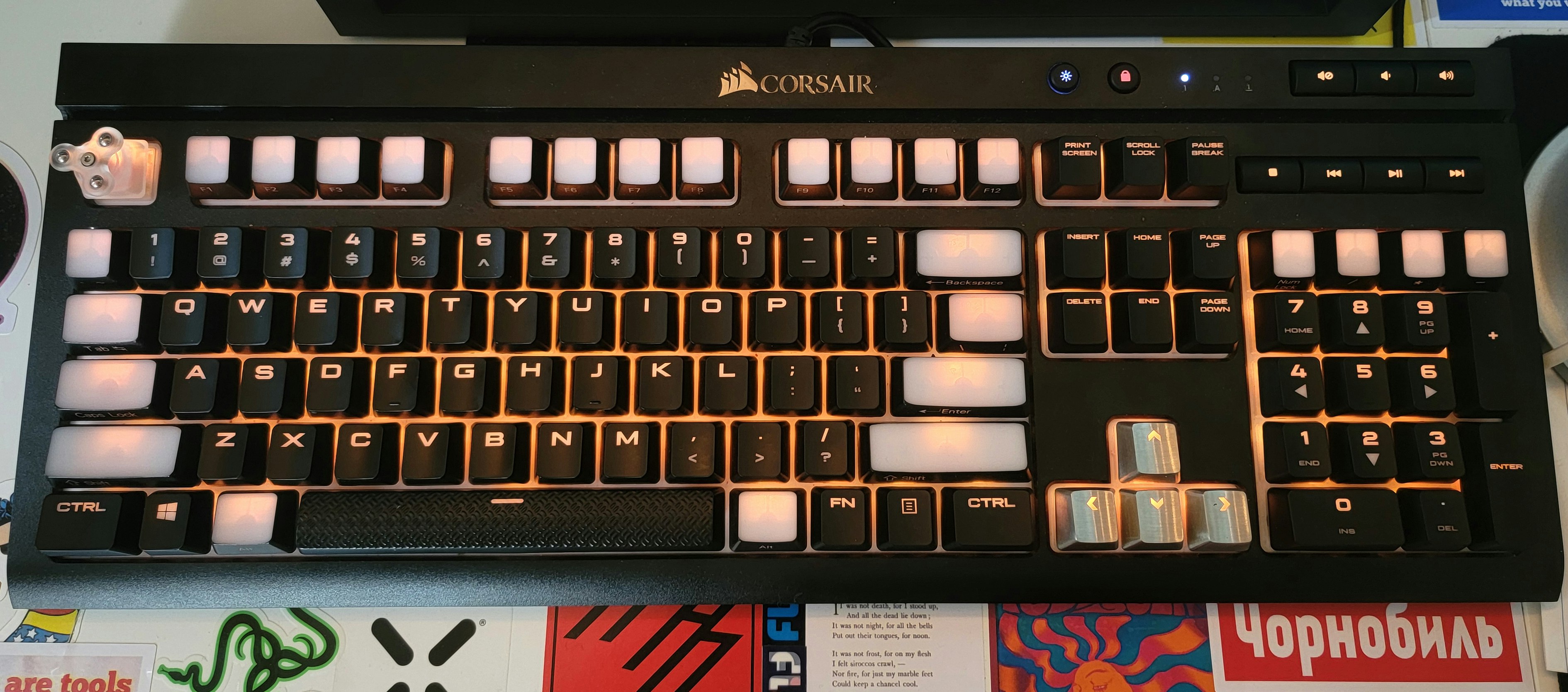 ABS Top & SidePrint Keycap Set Mechanical Keyboards