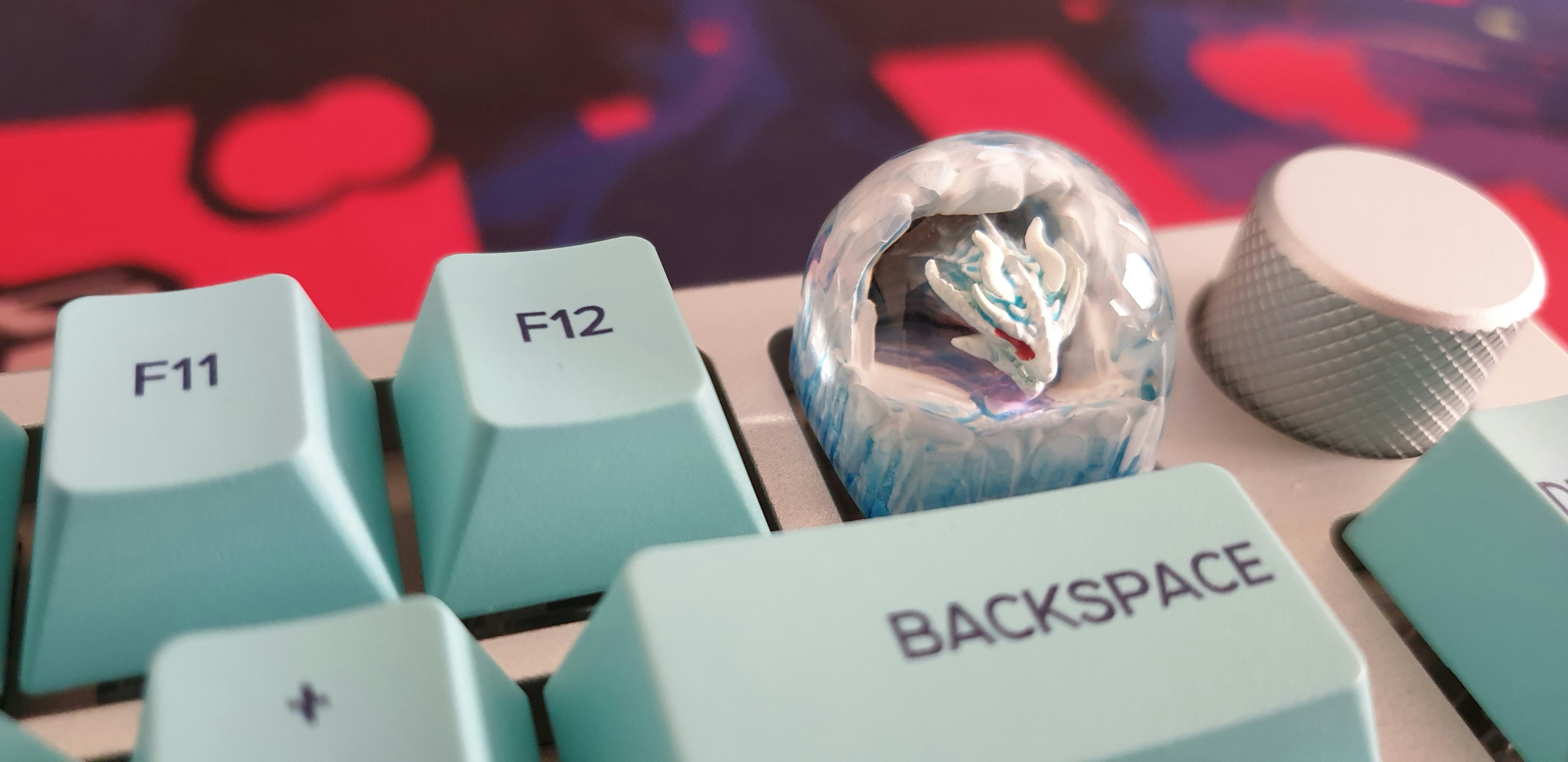 Craftkey Draco In The Myth Narnia hot Resin Artisan Keycap [Dom Profile]