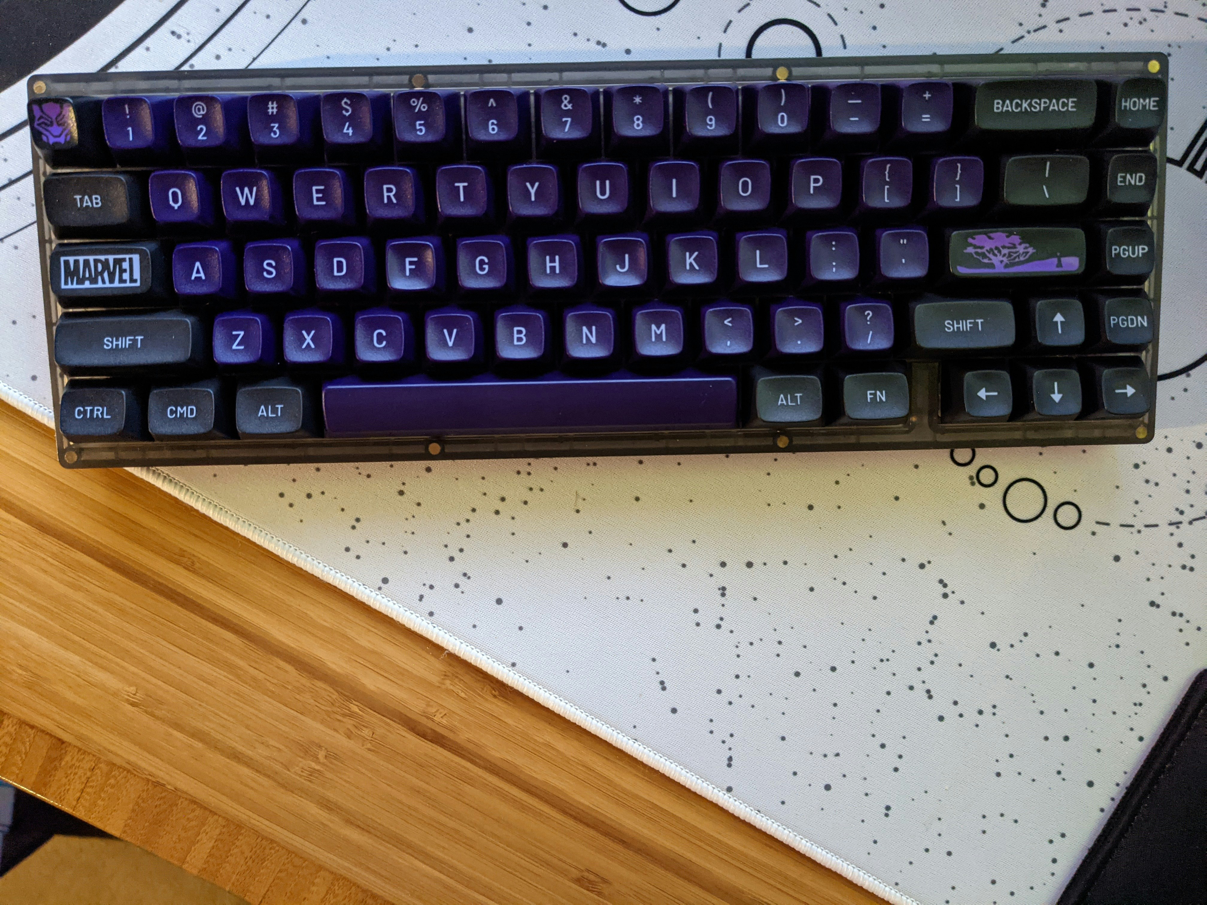 MT3 Black Panther on KBD67 Lite R2 | Drop