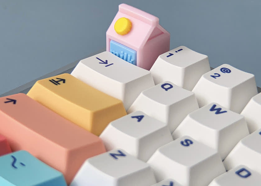 Keycap Tribe Milk Artisan Keycap | Mechanical Keyboards | Keycaps ...