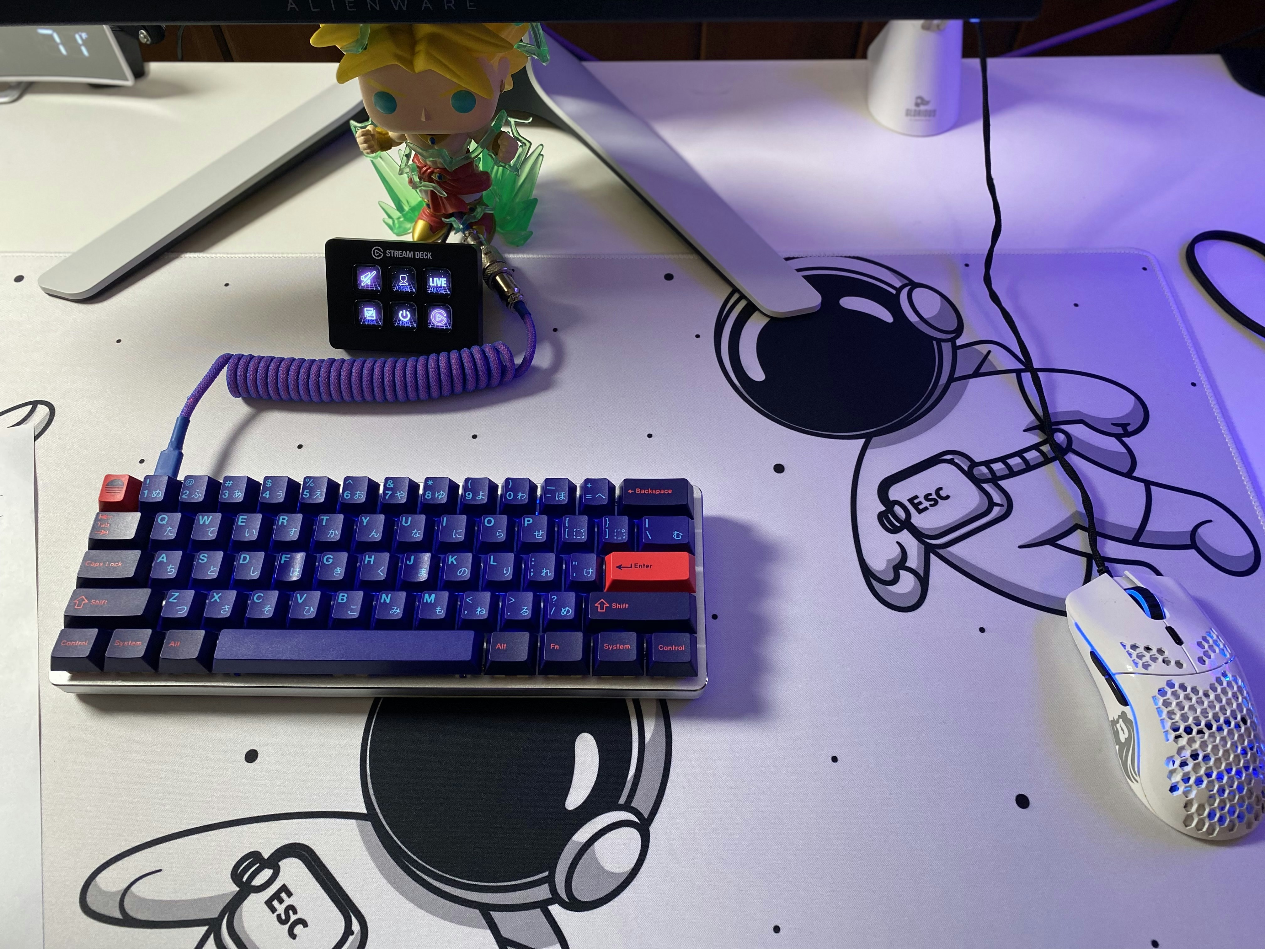 Keycadets Gravity Desk Mat Mechanical Keyboards Desk Mat Desk
