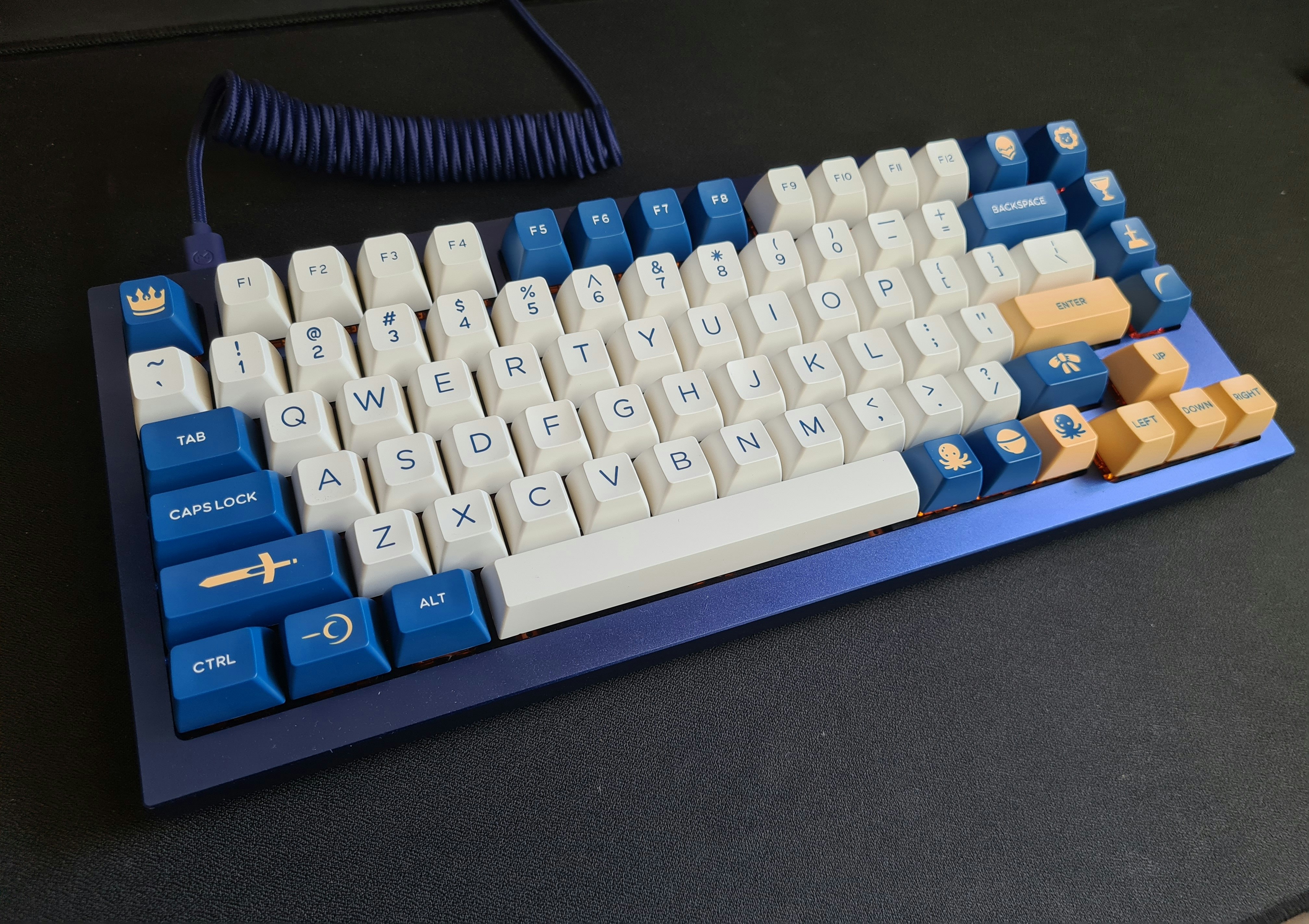 DOMIKEY Knight SA Doubleshot Keycap Set | Mechanical