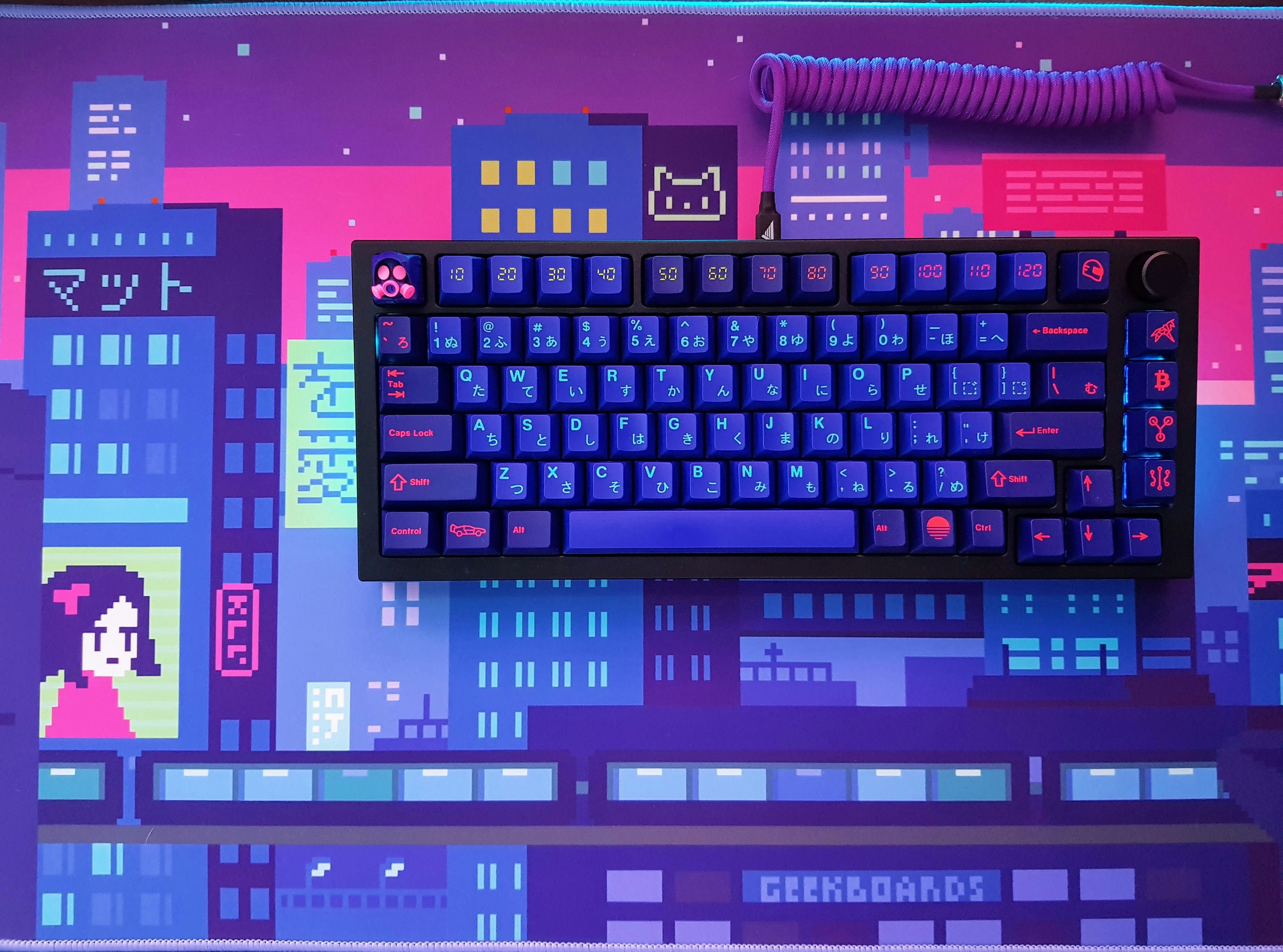 Geekboards StitchedEdge Thick Cloth Desk Mats Mechanical Keyboards