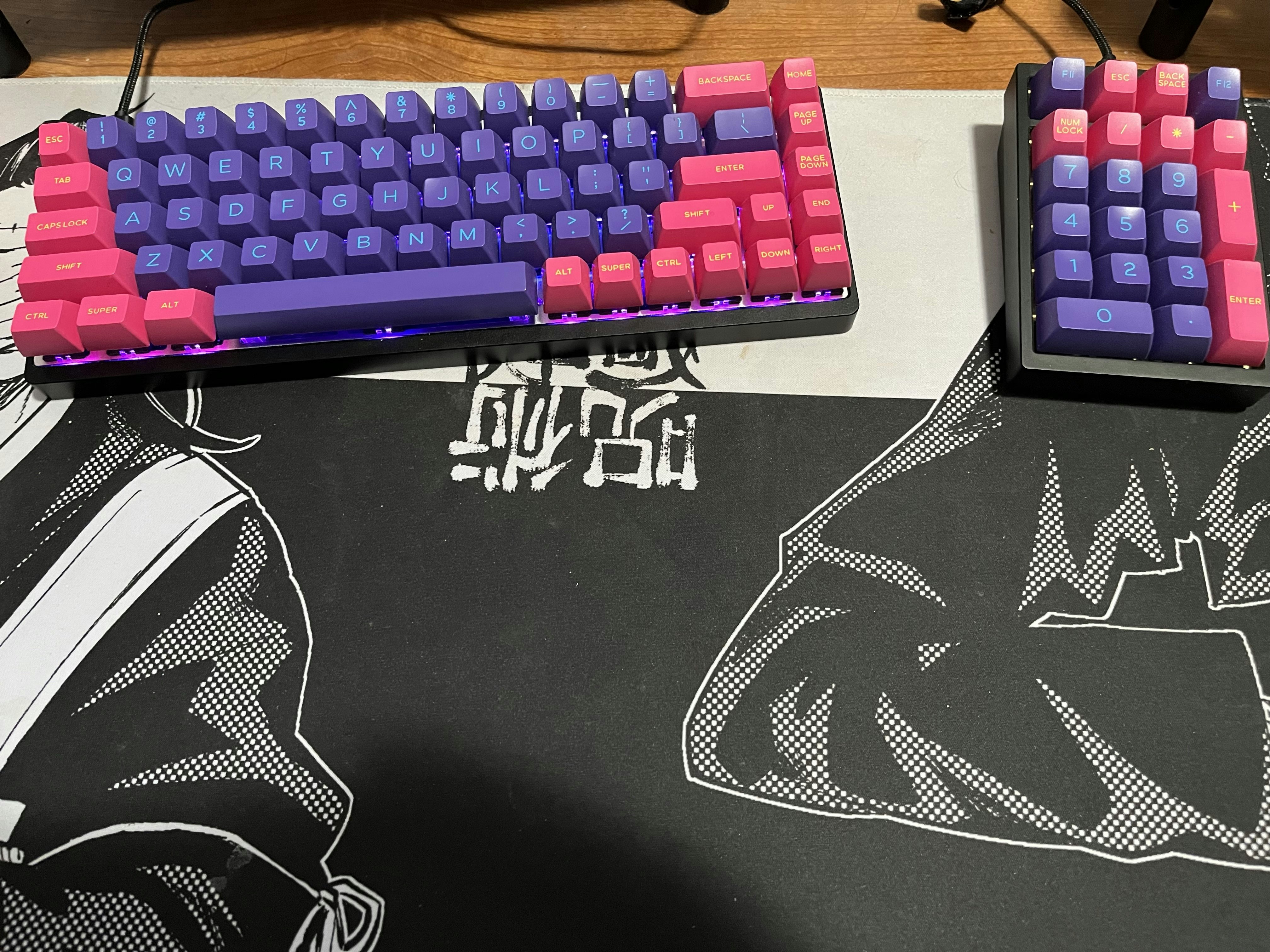DOMIKEY ABS Doubleshot SA Cyberpunk Pumper Keycap Set