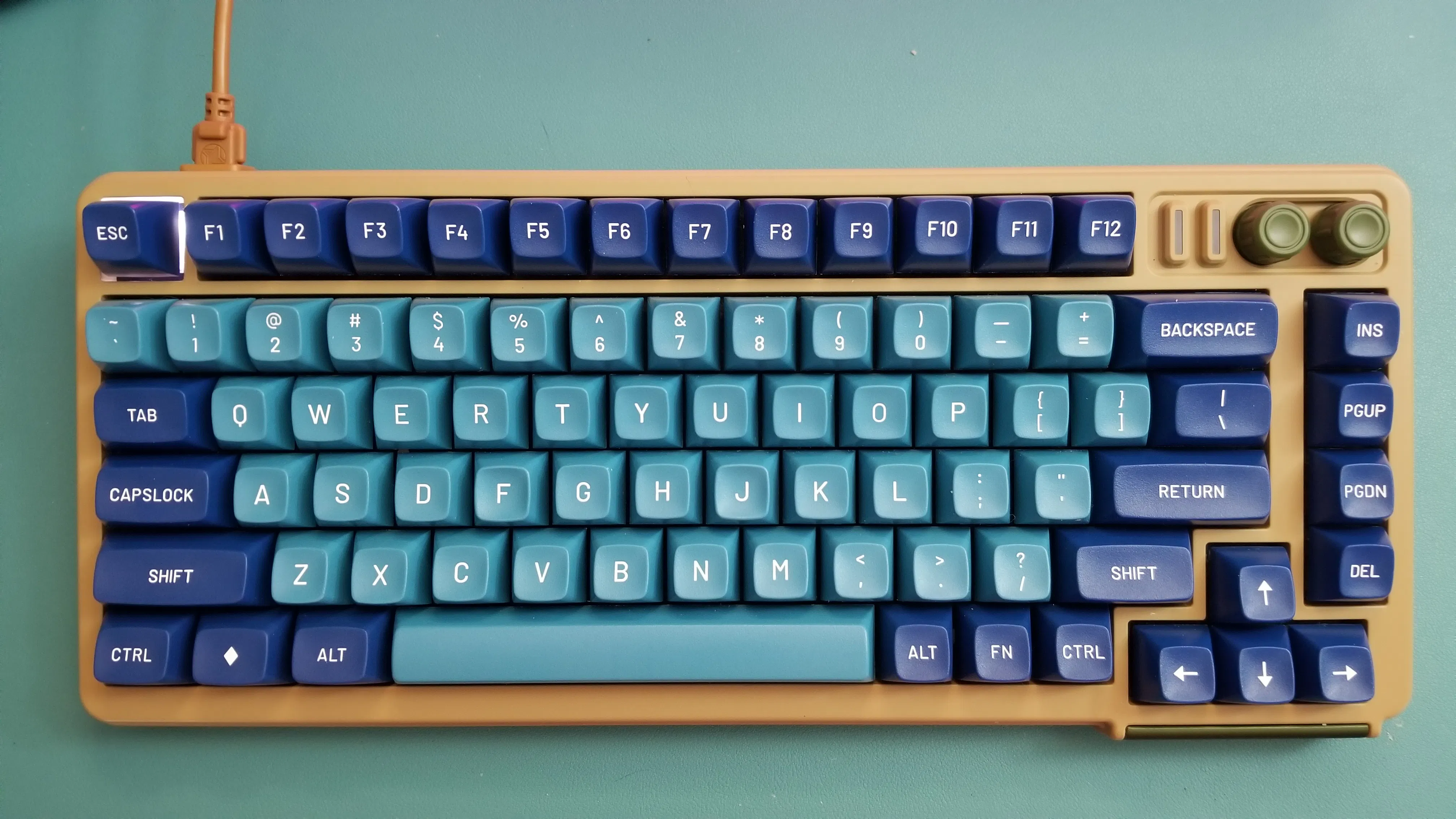 Dancer keycaps on a Shurikey Saizo | Drop