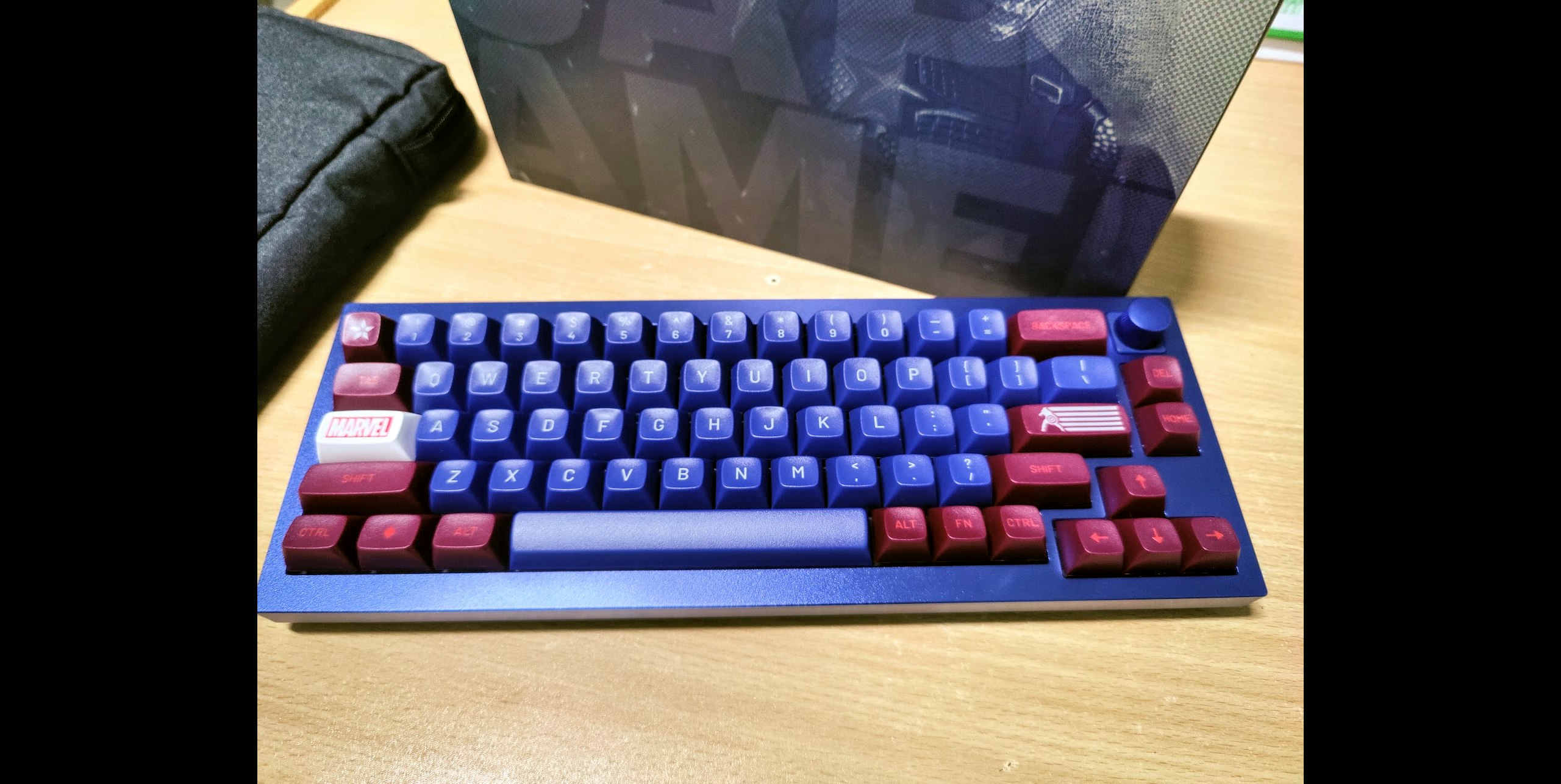 Drop + Marvel Captain America Keycap Set | Mechanical Keyboards